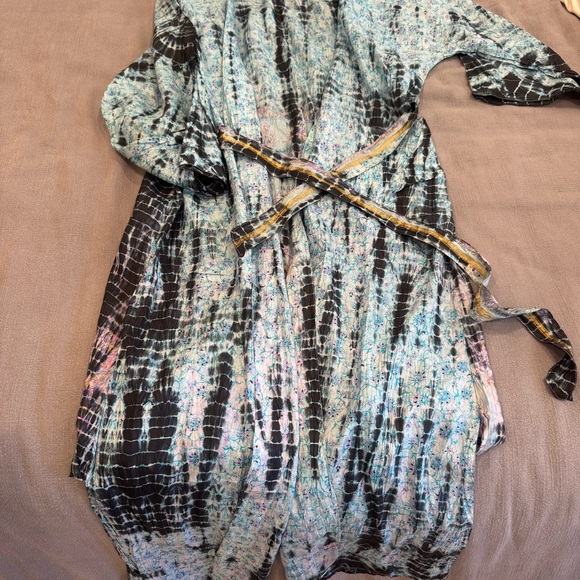 Multicolor Tie-Dye Robe - Picture 3 of 3